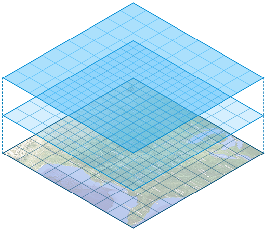 3D weather grid