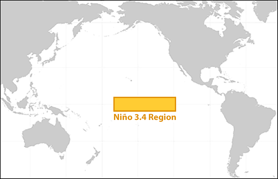 map of Niño region