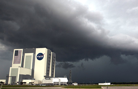 Thunderstorm at NASA
