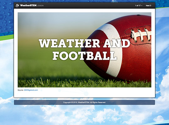 Football and Weather