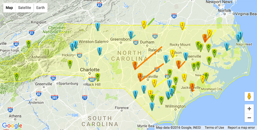 North Carolina Tornadoes