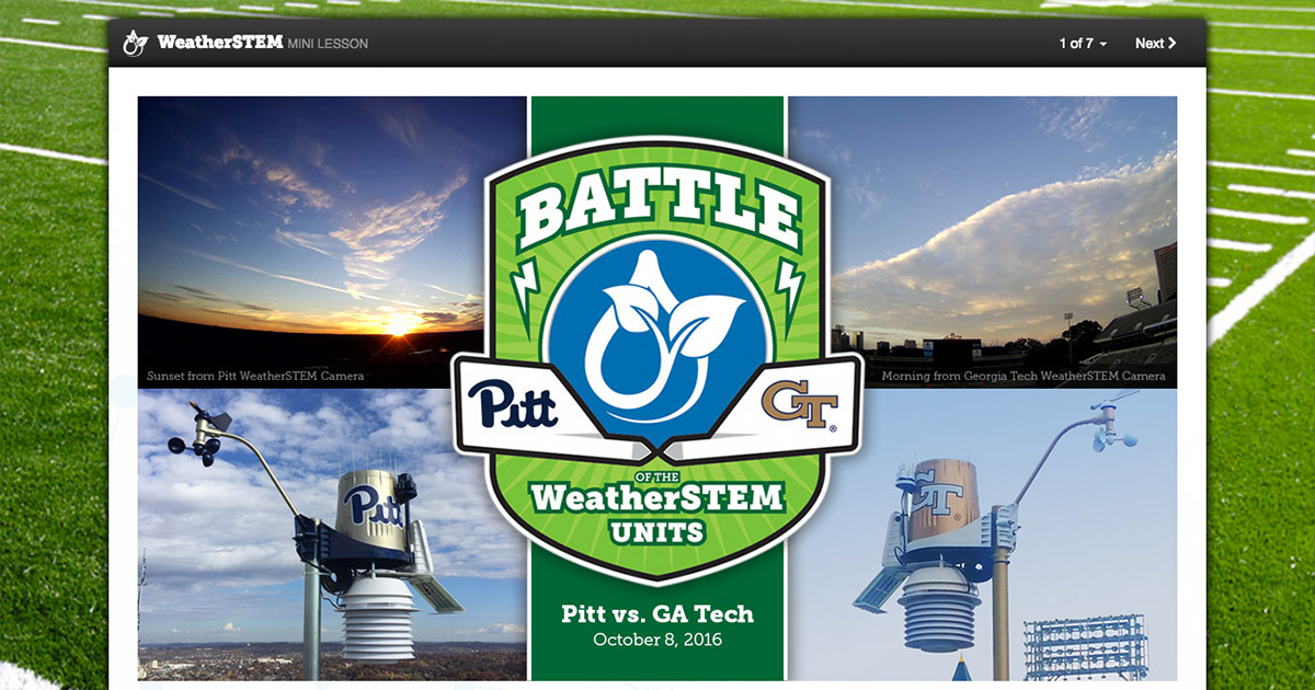 September Climate Pitt vs. Tech