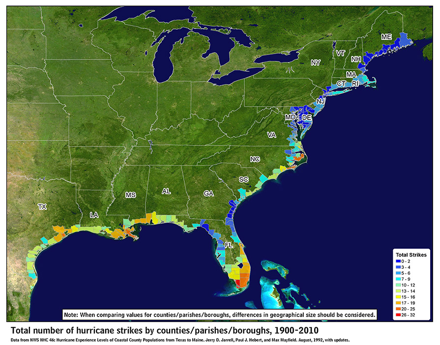 U.S. Hurricane Strikes