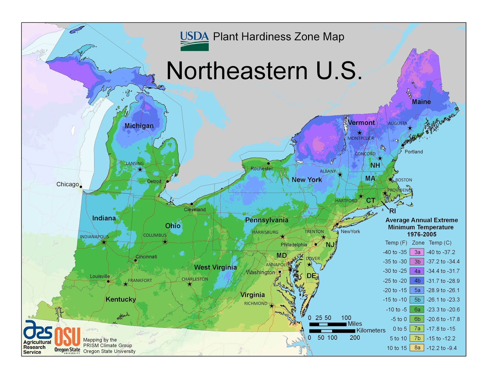 Plant Hardiness Zones | Weather and Maple Syrup