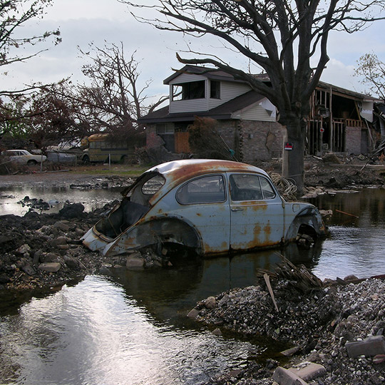 Damage from Hurricane Katrina