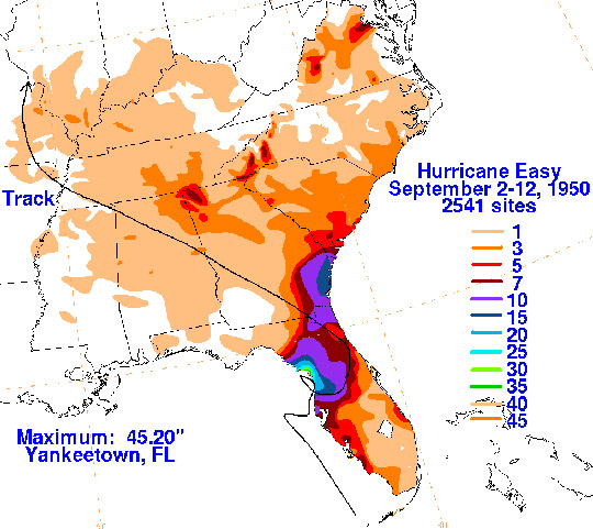 Diagram of Hurricane Easy