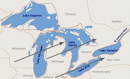 Directions To Lake Erie Wind Fetch And Direction | Lake Effect Snow