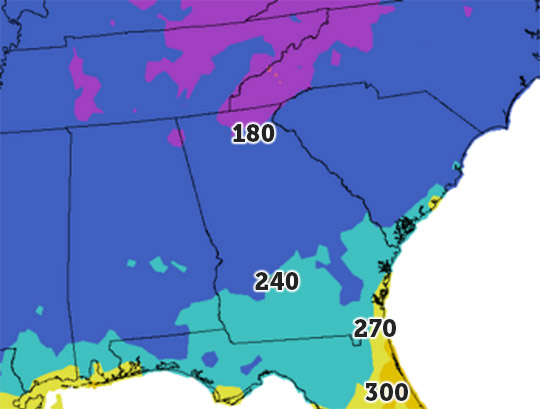 Georgia growing season